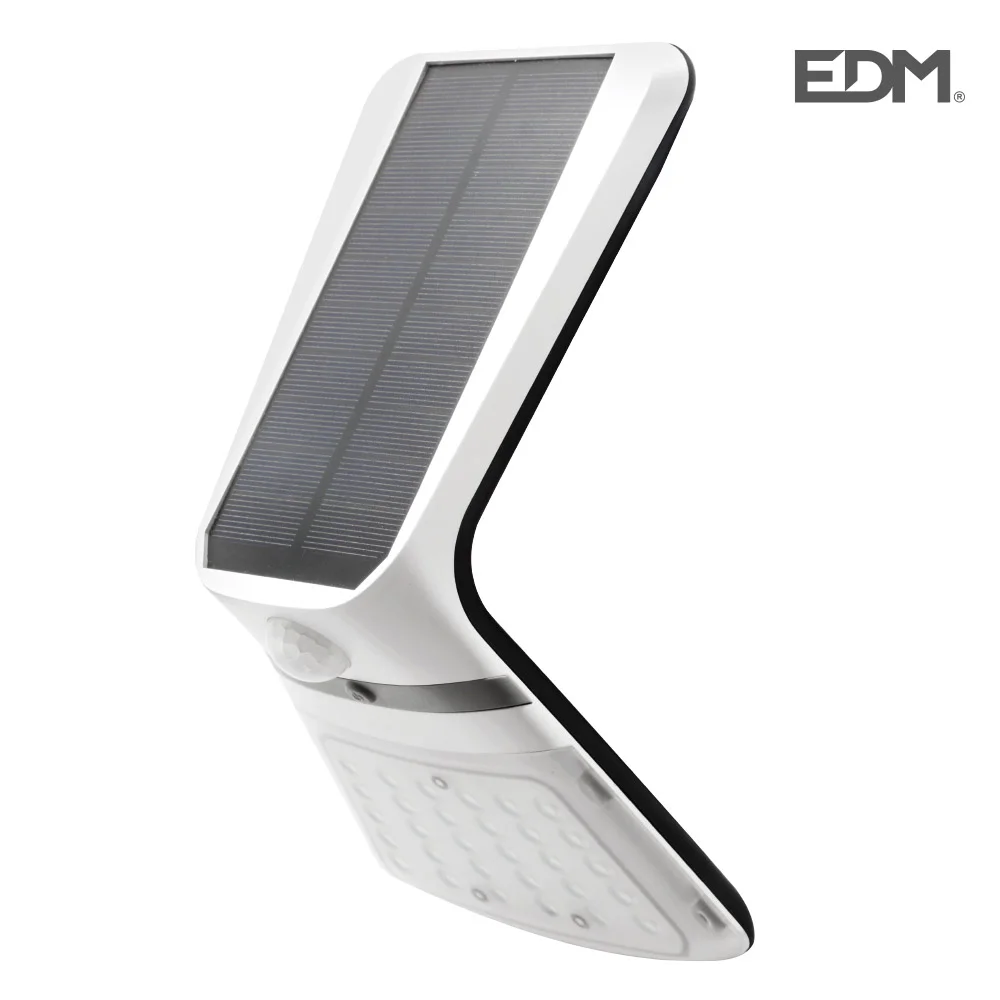 Aplique Solar 3,5w 430 Lúmen Recarregável Sensor