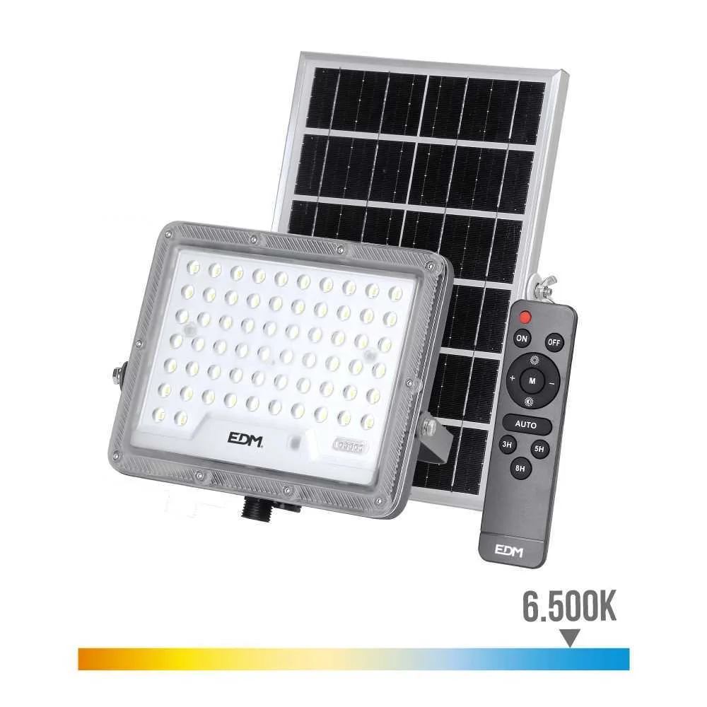 Projetor Solar Slim 300w 2.500lm 6.500k Edm