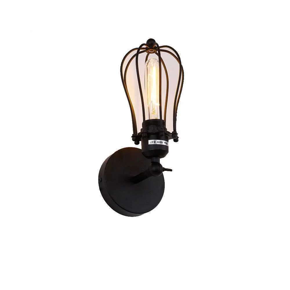 Aplique Vintage em Ferro e Aluminio E27 Max.60w