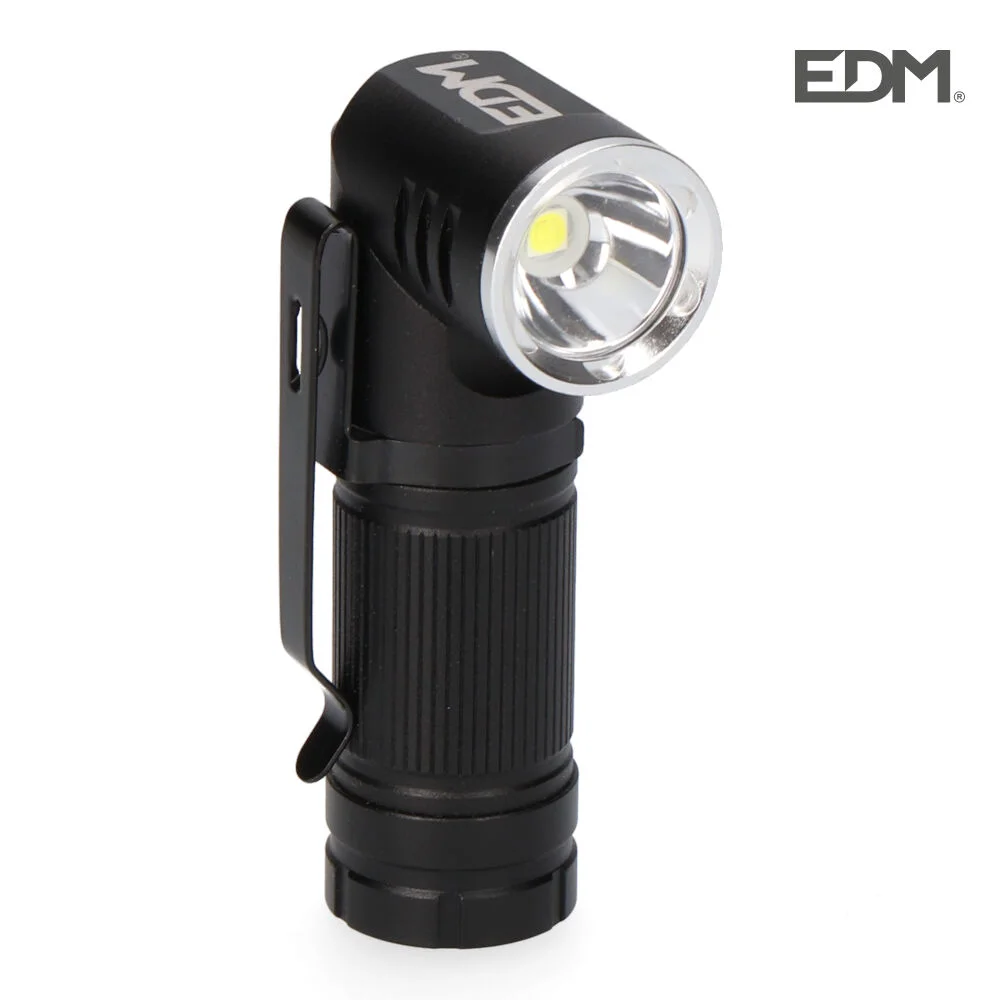 Mini Lanterna LED Retrátil Recarregavel 450 Lumen