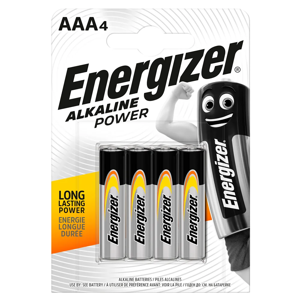 Pilhas Alcalinas Energizer Alkaline Power 1.5v Lr.