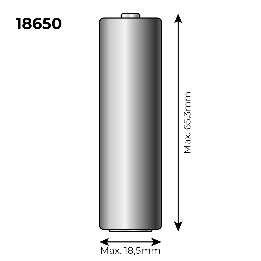 Pilha Recarregável 3.7v 2200mah (Substit. 36100)