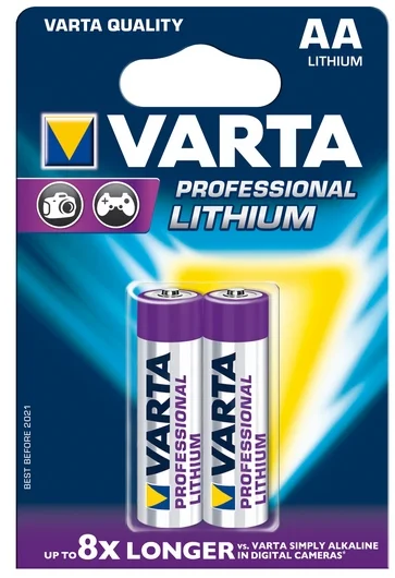 Pilha Varta Ultra Lithium Lr06 AA Pack 2uni