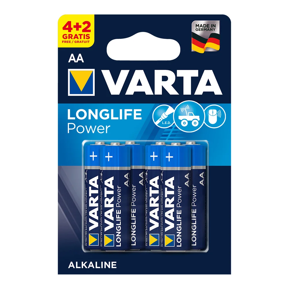 Pilhas Alcalinas Varta 4906 AA 1,5 V 6 Uds