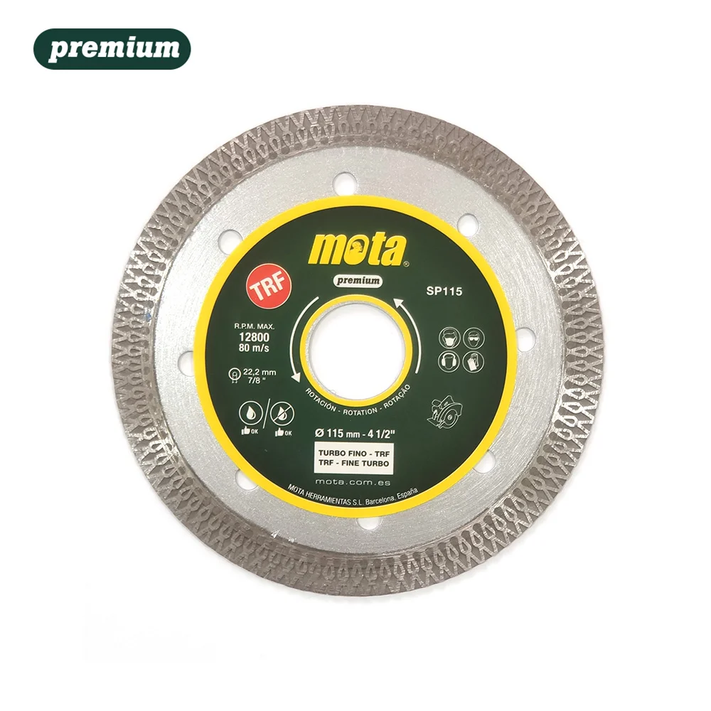 Disco Diamante Turbo Fino Trf 115 Mm.-4- 1,2 Sp.