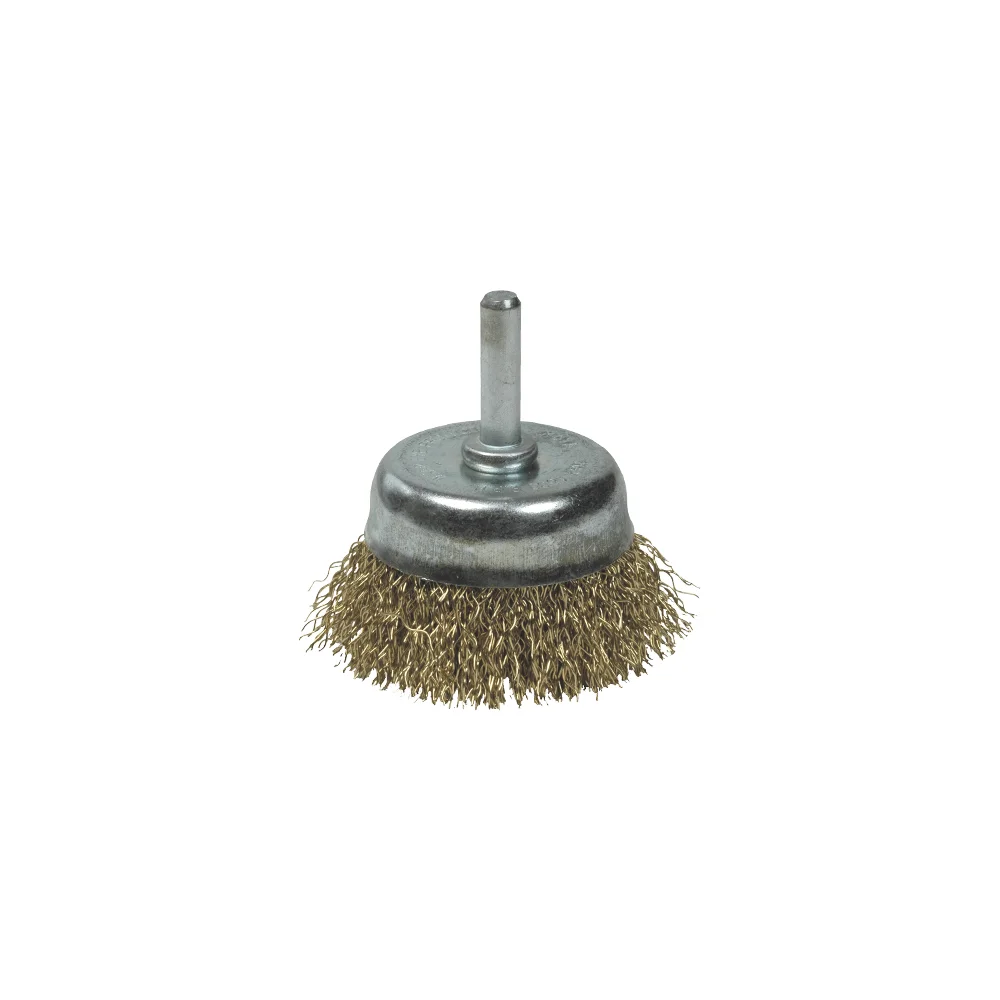 Escova com Espiga Aço Ondulado 75mm Fat075 Mota