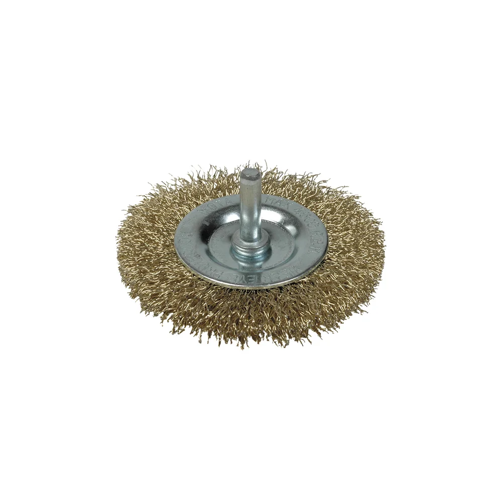 Escova com Espiga Aço Ondulado 100mm Fac0100 Mota