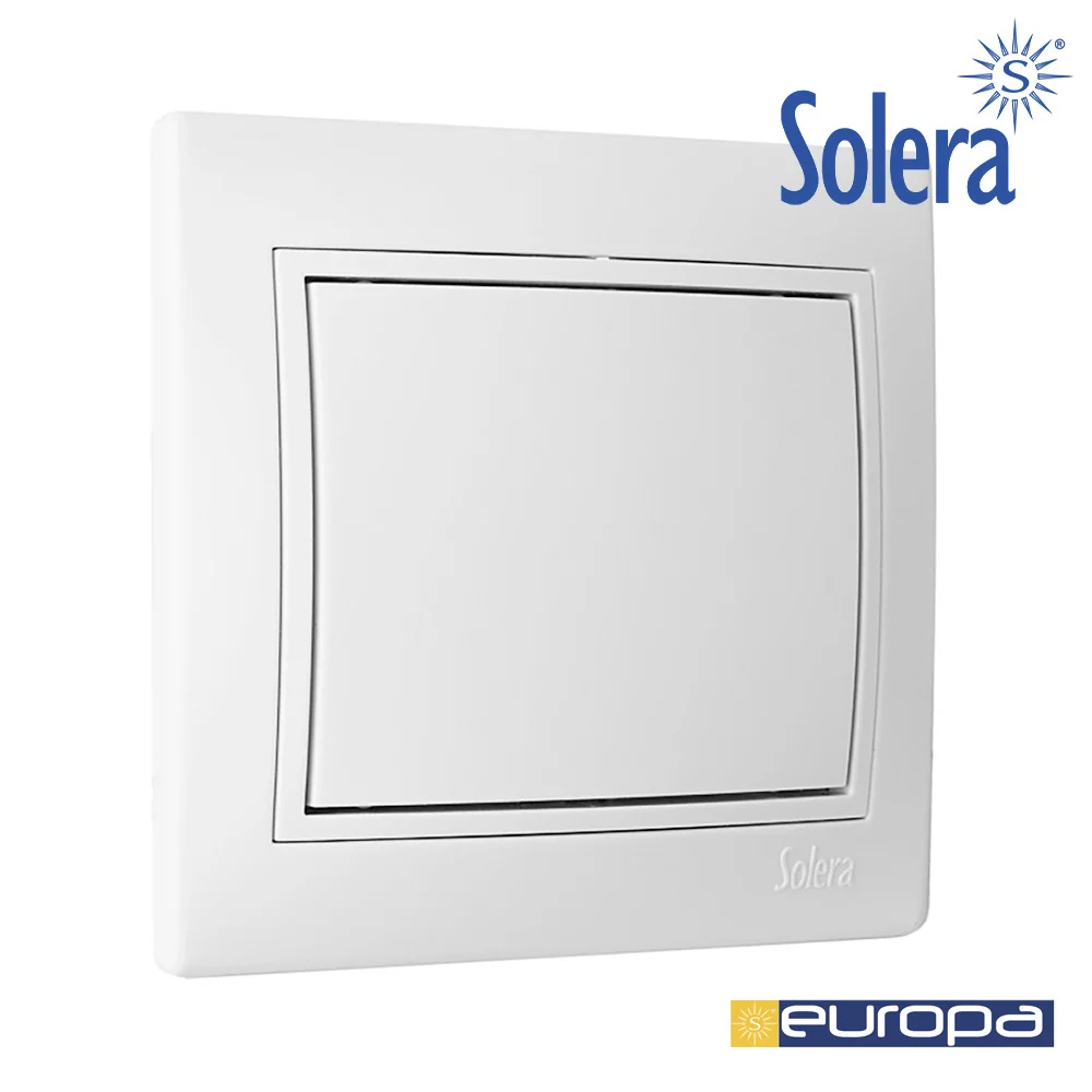 Tampa Cega de Embutir Branco 83x81x10mm Mecanismo.