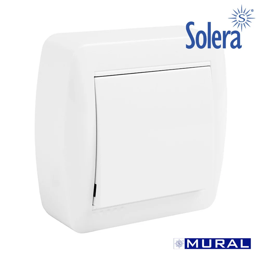 Comutador de Escada 74x72x78mm S. Mural Solera