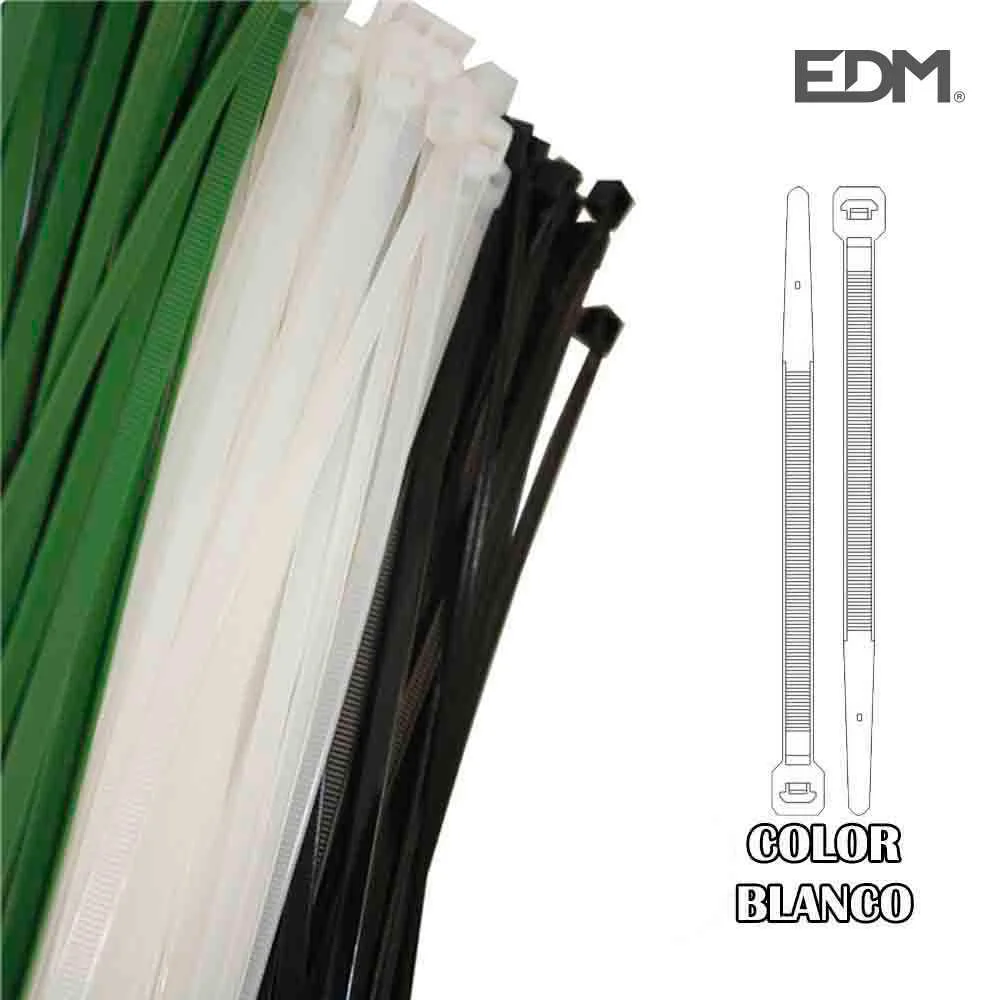 Abraçadeiras Natural 250x4,8mm Saco 100unidades