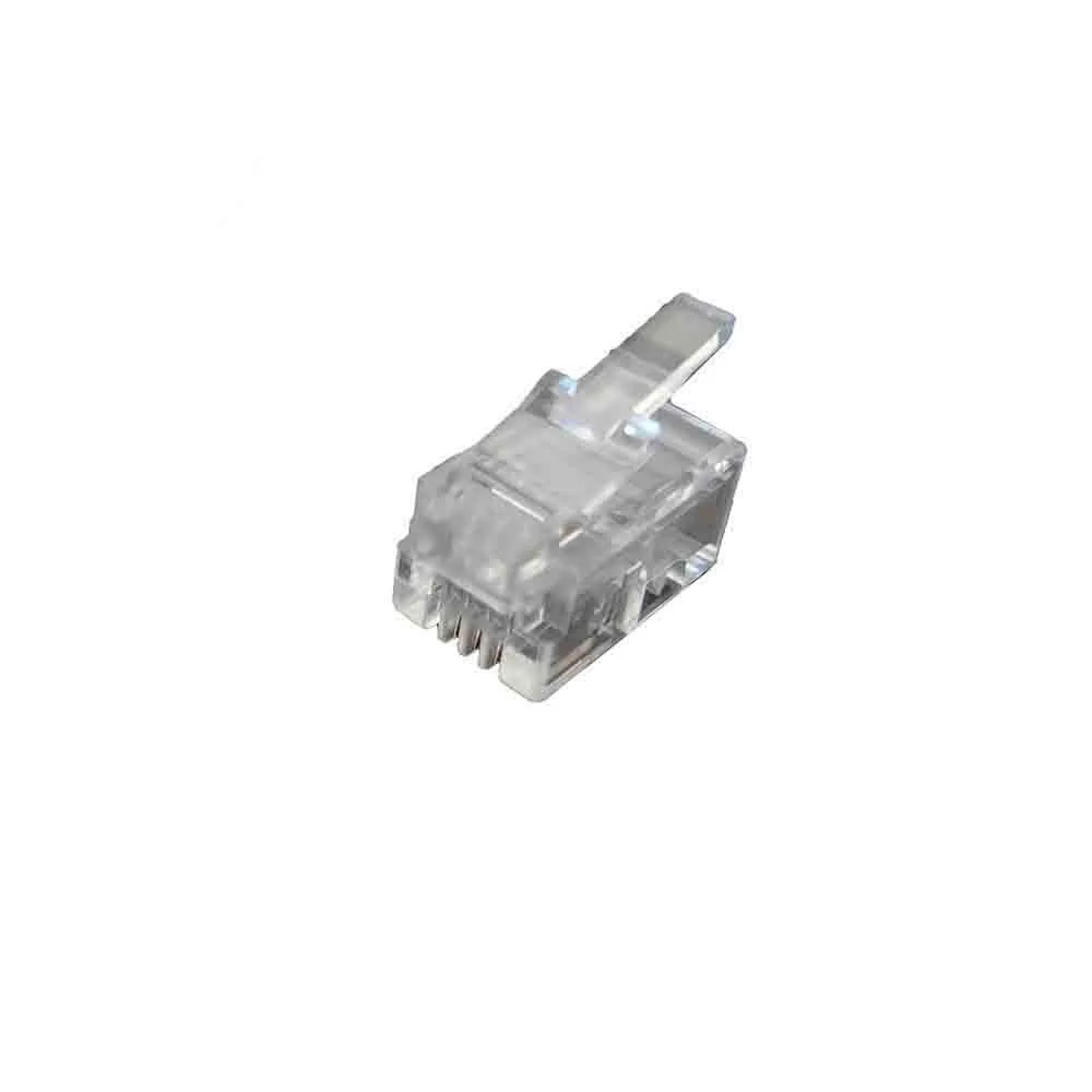 Conector de Cabo Telefone 4 Vias