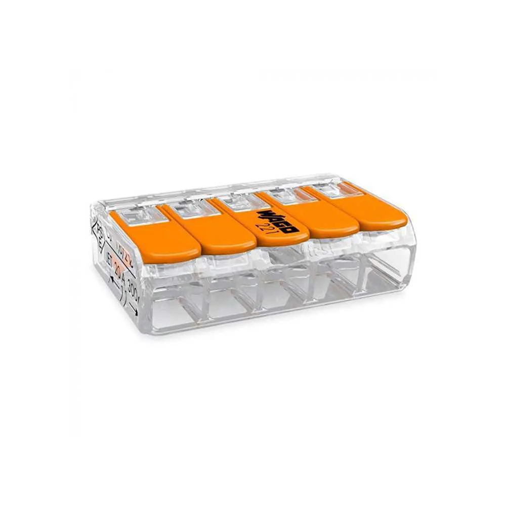 Conector Rapido com Alavanca 5 Condutores  Maxi.