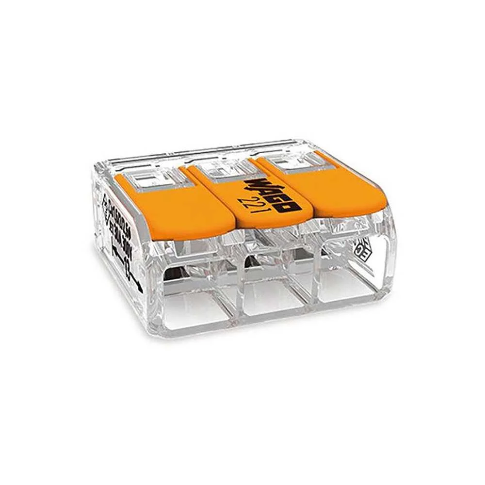 Conector Rapido com Alavanca 3 Condutores Maxi.