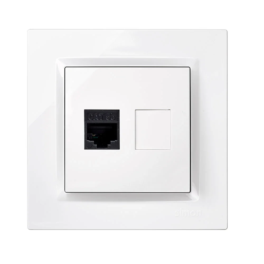 Rj45 Base Cat.5e Branco