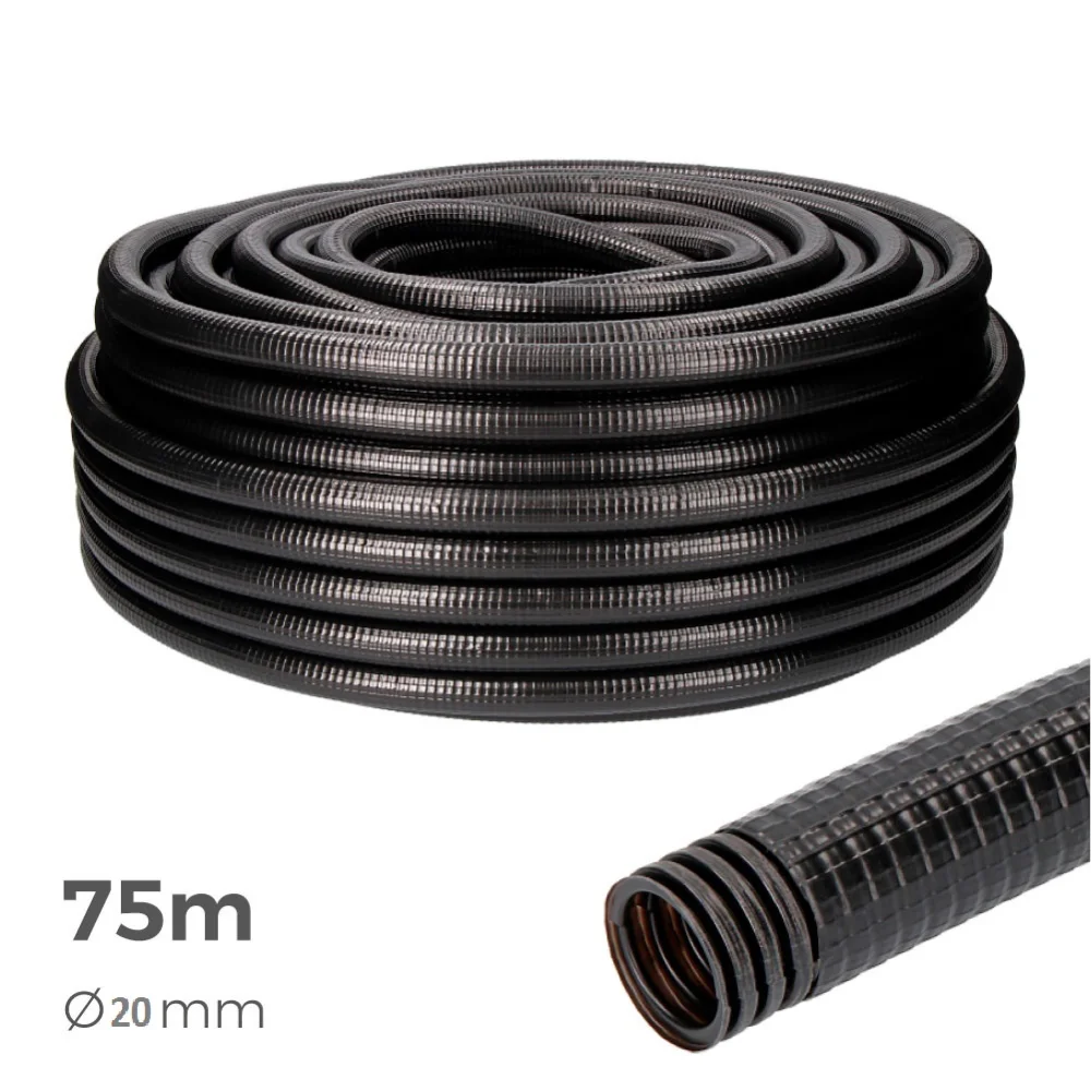 Tubo Anelado Ferroplast para Ext. 20mm Ce M-25
