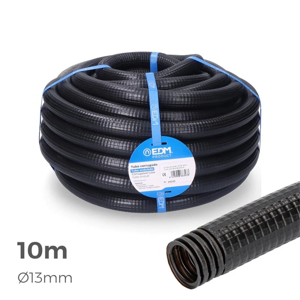 Tubo Anelado Exterior 13mm Ce M-20 10mts