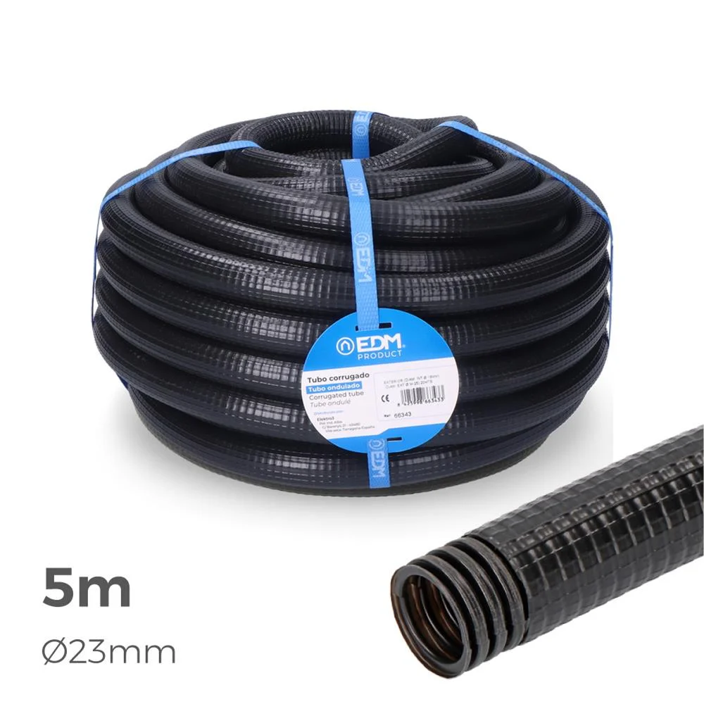 Tubo Anelado Exterior 23mm Ce M-32 5mts