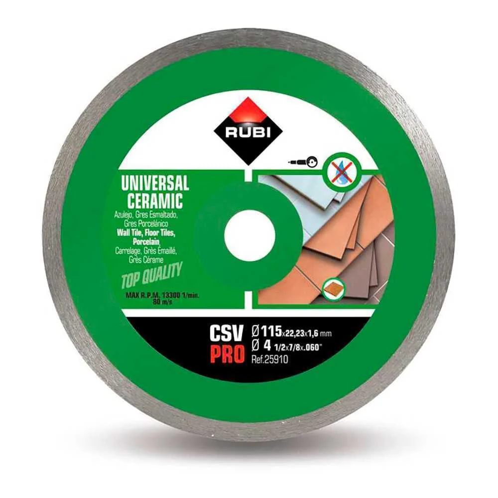 Disco Diamante Csv 115 Pro 25910 Rubi