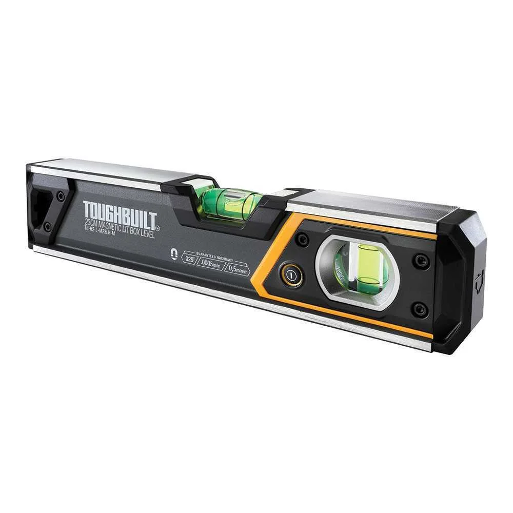 Nível Magnético Bolha Tubular Iluminada de 23cm T.