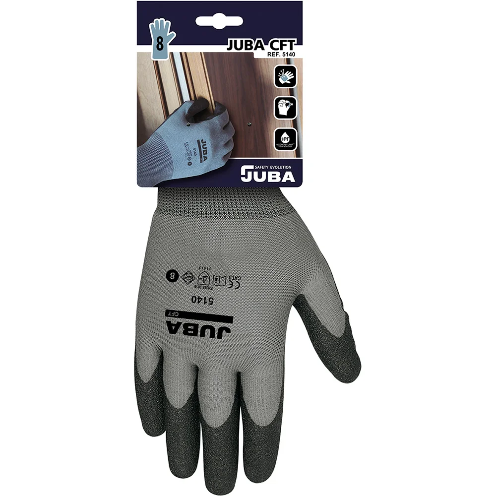 Luva de Jardinagem Sem Emenda Nylon / Pvc