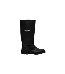 Galochas em Pvc Tamanho 38 Cano Alto Preta Dunlop