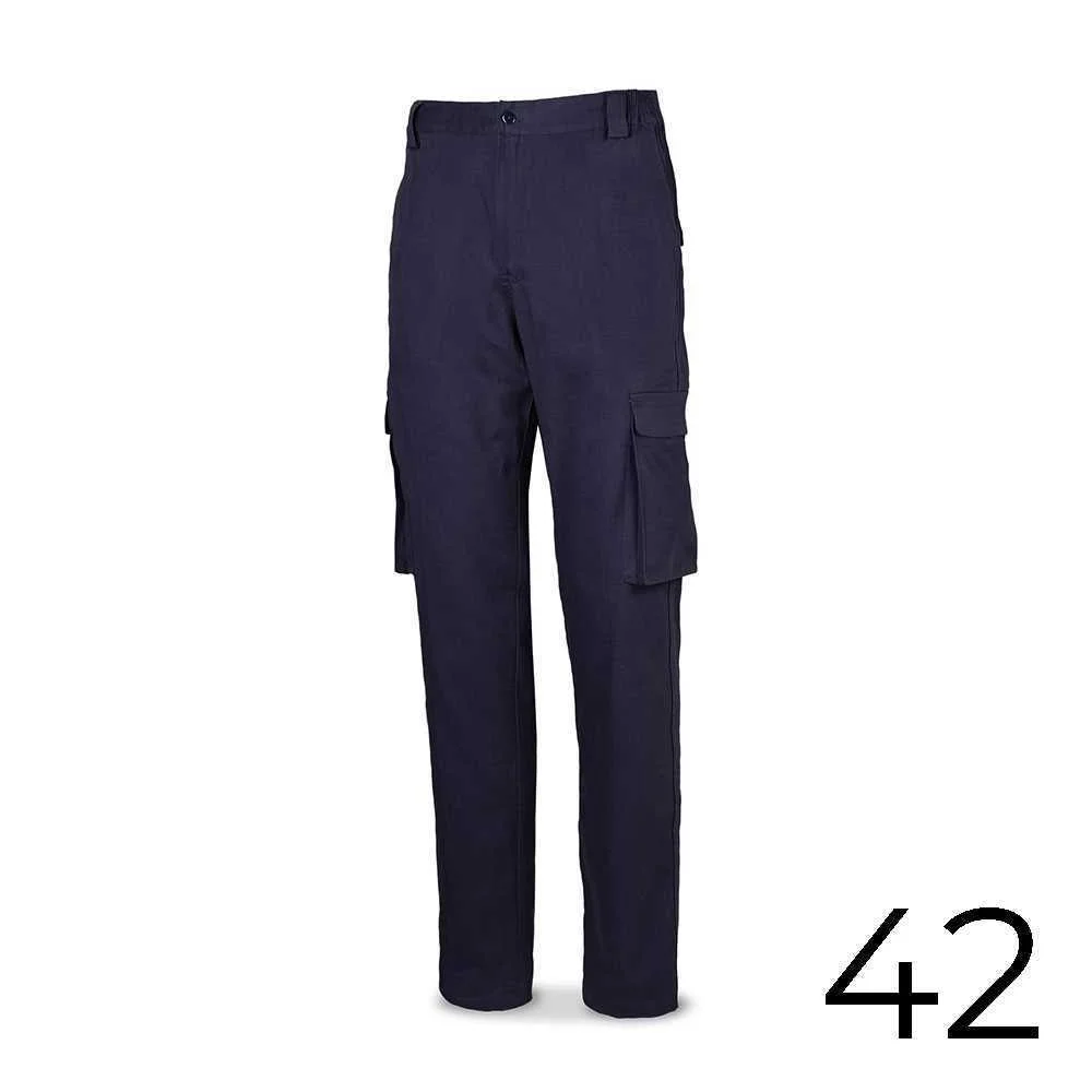 Calças Strech 98% Algodão 2% Elastano 240g Azul M.