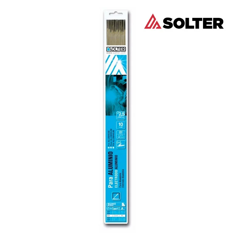Elétrodo para Alumínio 2,5mm Blíster 10un Solter