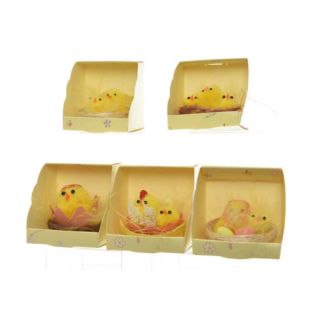 Modelos Variados de Ninhos de Páscoa 5x4cm