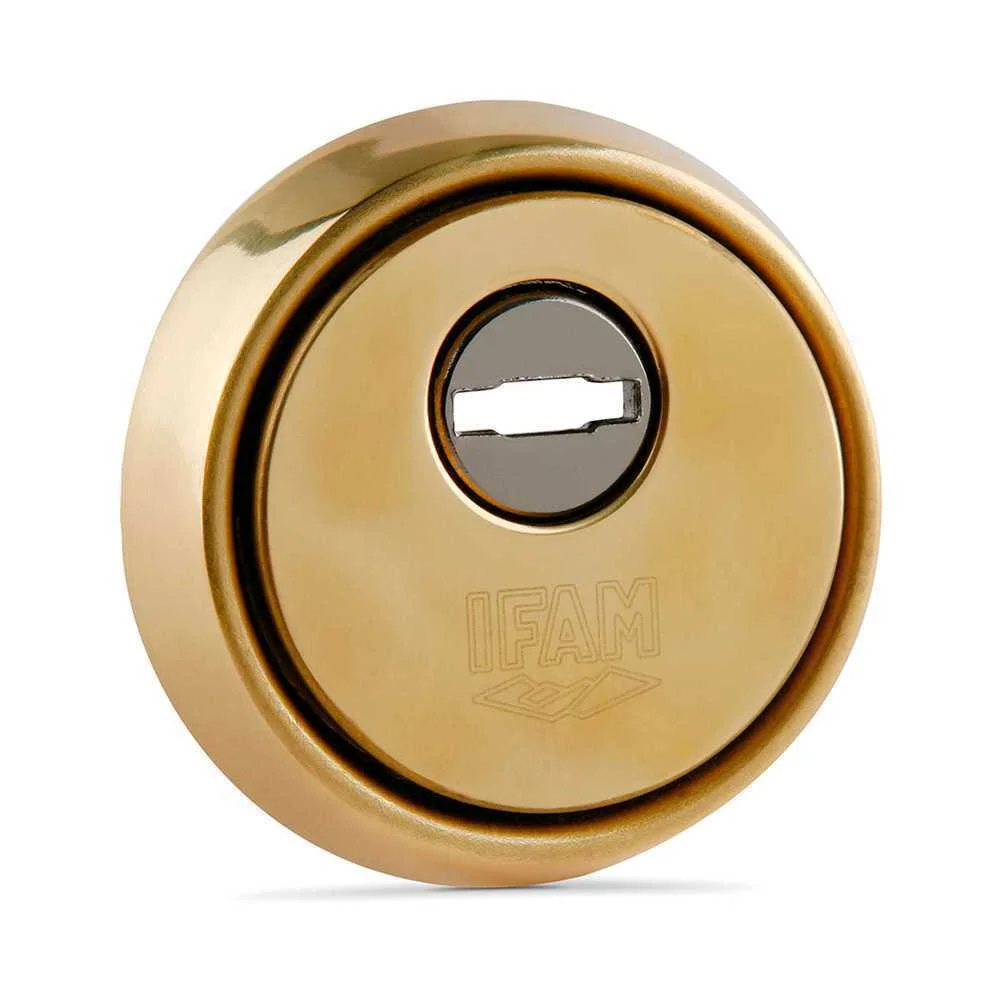 Escudo Es610l. Acabamento em Latão. 64mm. Ifam