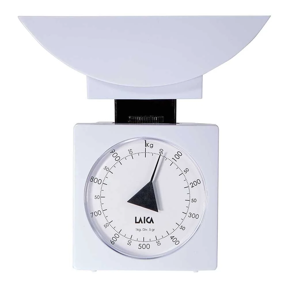 Balança Mecânica com Bol Branca 1kg Ks711 Laica