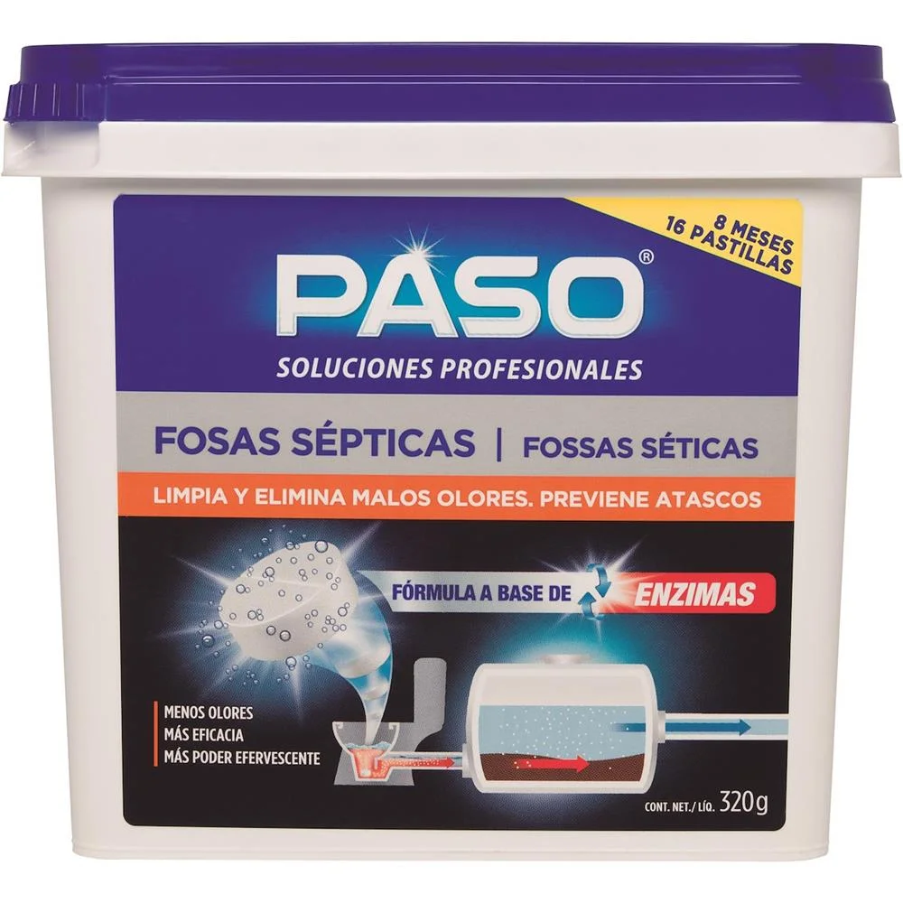 Eliminar Odores Fossas Séticas (16 Patilhas)