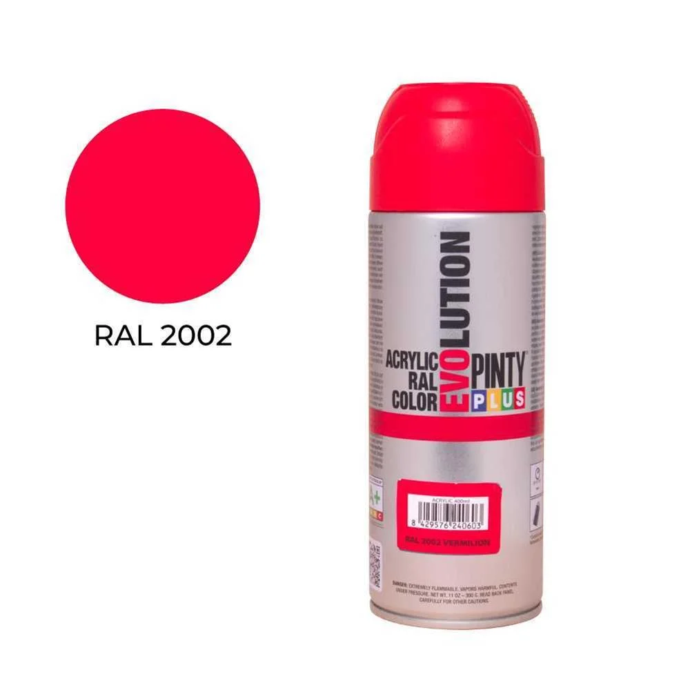Spray Ral 2002 Laranja Sanguíneo 400ml