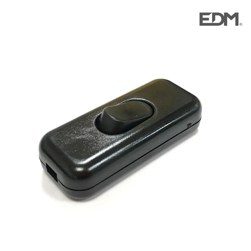 Interruptor de Passagem Preto Edm Embalada