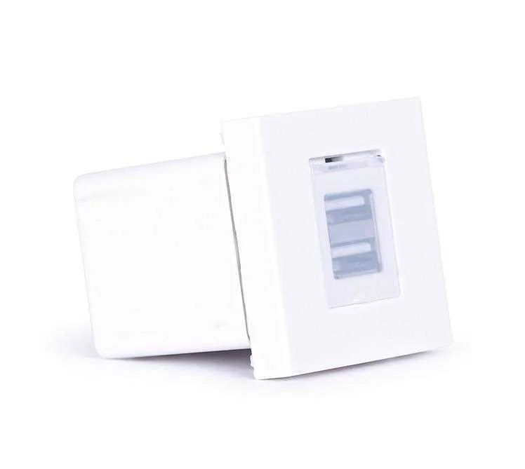 Painel de Ligação para Carregador Usb. 2 Conetores