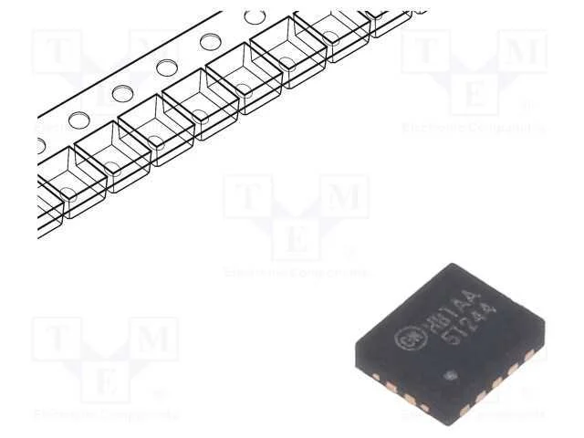 Ic: Digital, Ch: 5, 1,1÷3,6vdc, Smd, Dqfn14, -40÷.