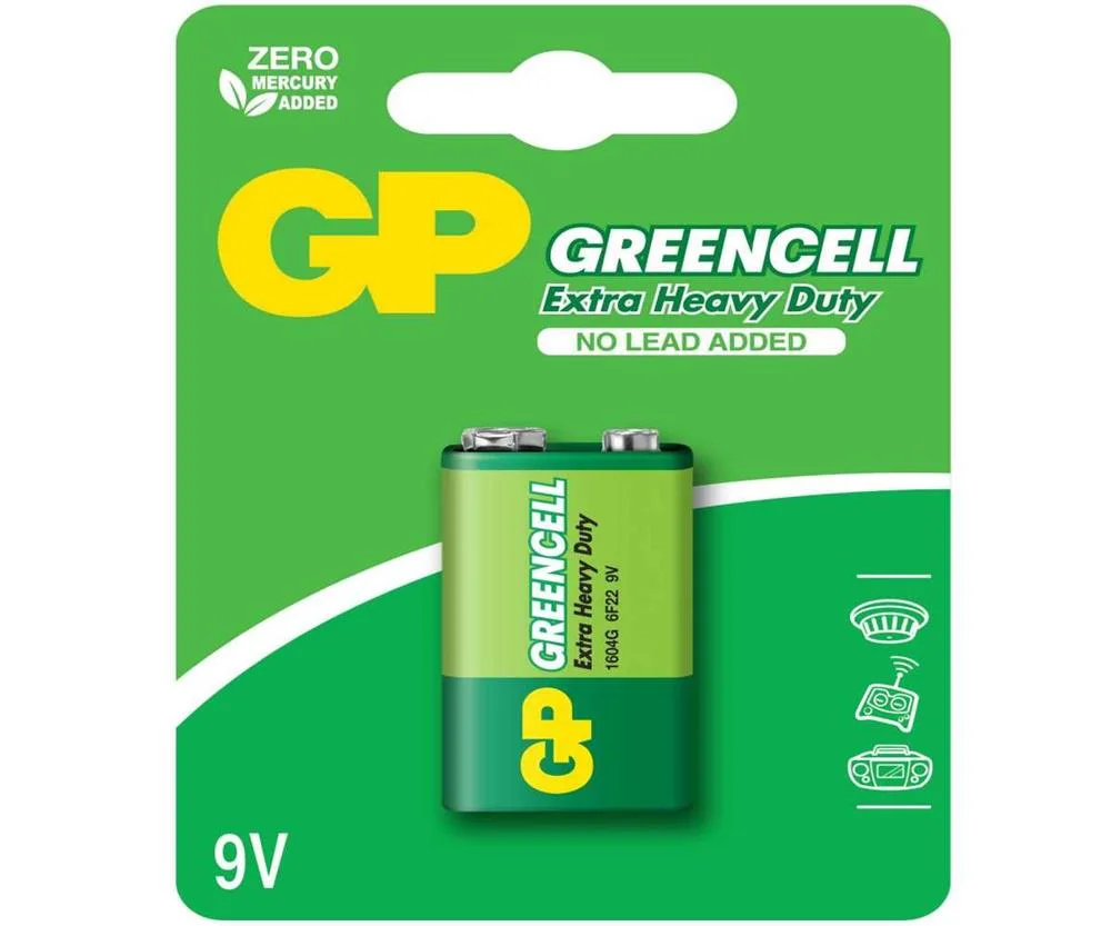 Bateria de Cloreto de Zinco Pp3 9v Simples