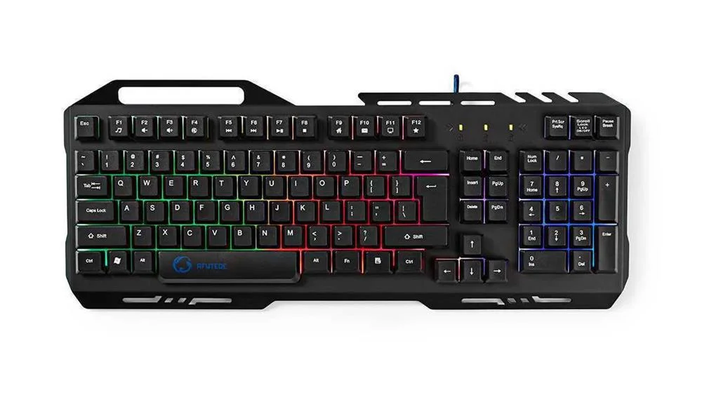 Teclado com Fios para Jogos Usb 2.0 Teclas De.