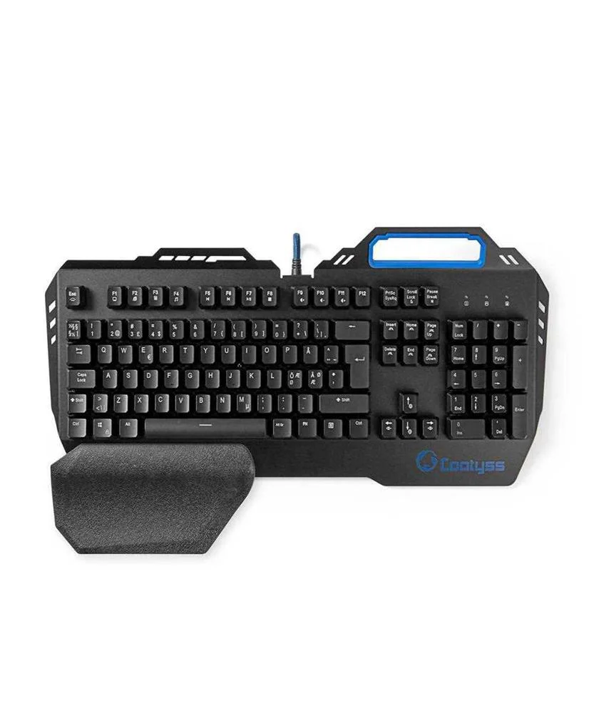 Teclado com Fios para Jogos Usb Teclas Mecâni.