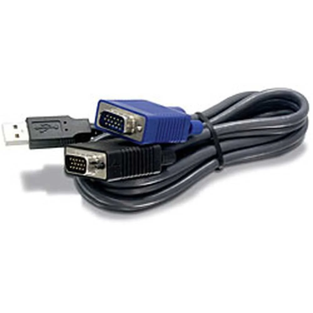 Cabo Kvm Trendnet Tk-Cu15              Preto 4,5 M