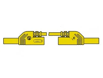Contato Protegido Chumbo de Medição 4mm 50cm