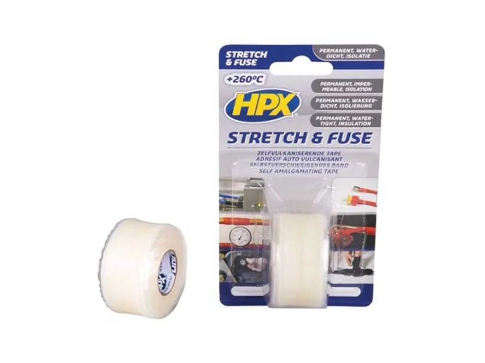 Fita de Auto-Fusão Stretch & Fuse - Transparente .