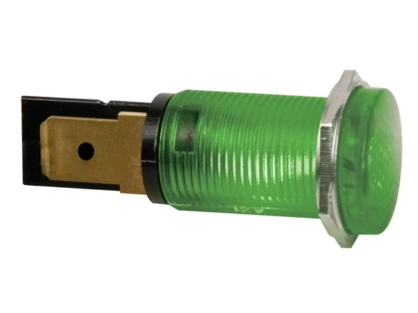 14mm Indicador/Sinalizador de Painel 12v Verde