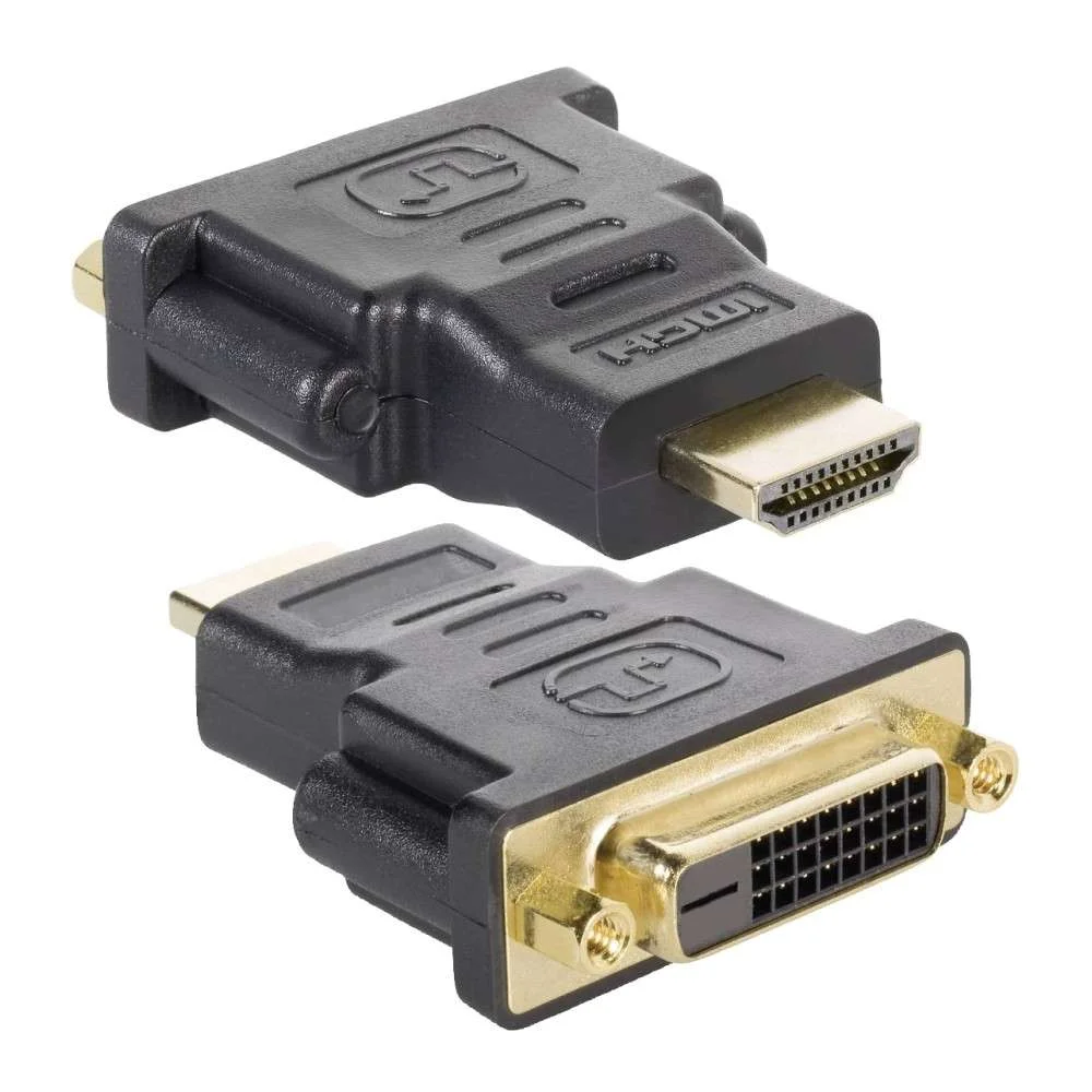Techly Hdmi - Dvi-D M/F Preto