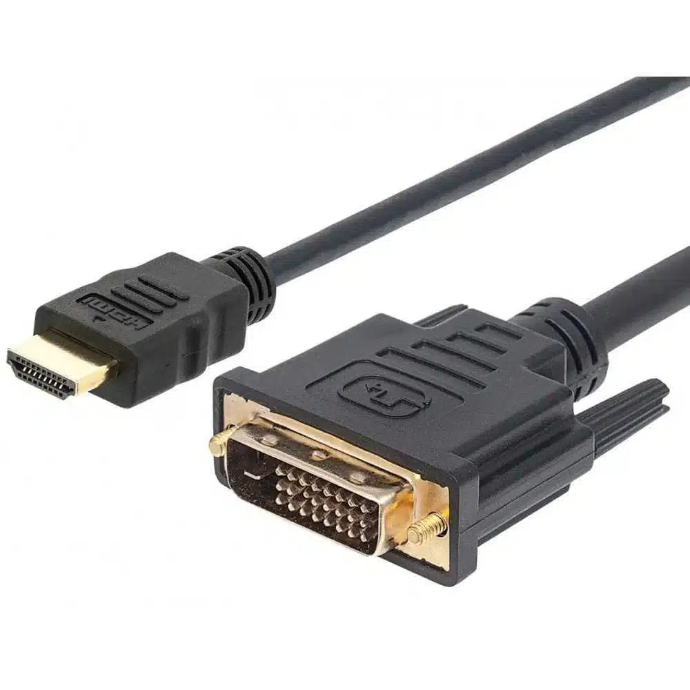 Techly 1.8m Hdmi - Dvi-D M/M 1,8 M Preto