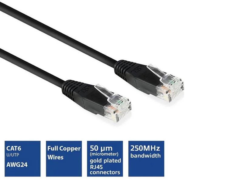Eminent - Cabo de Ligação de Rede U/Utp Cat6