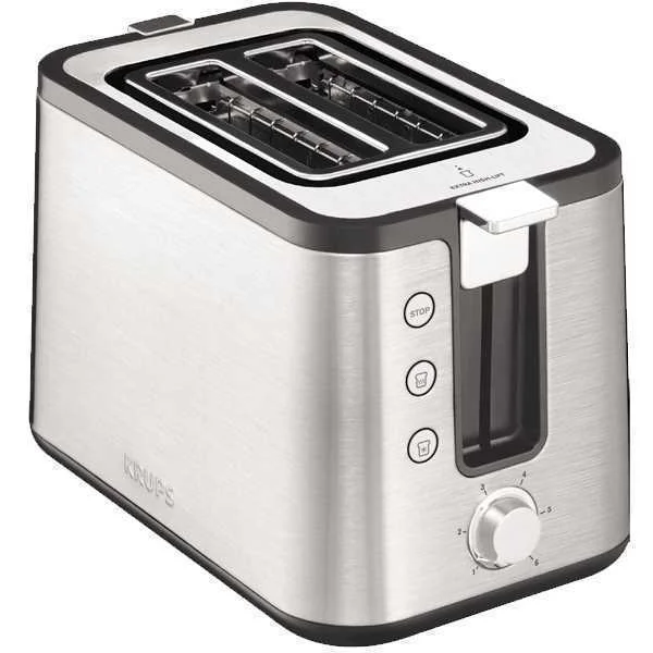 Torradeira Krups Control Line Duas Fatias 850w Ino