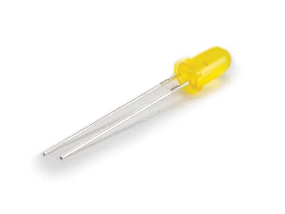 Lâmpada LED Padrão de 5 Mm Amarela Difusa