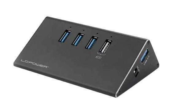 Lc-Power Lc-Hub-Alu-2b-4 Hub de Interface Usb 3.2.