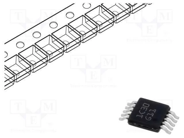 Ic: Amplificador Áudio, Psai: 105mw, 2÷5,5vdc, Ch.