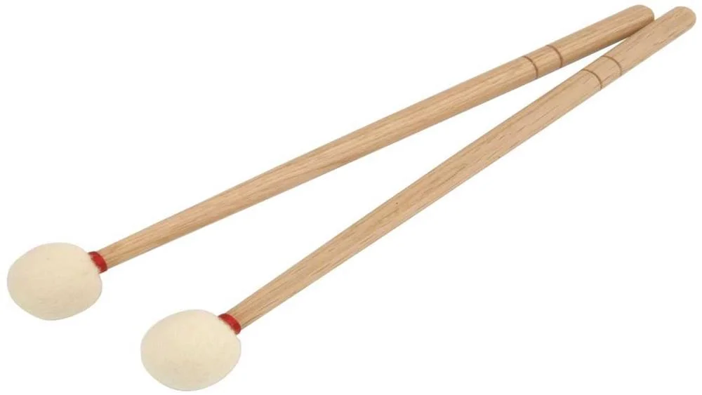 Conjunto de 2 Baquetas de Percussão - Revestimento de Madeira